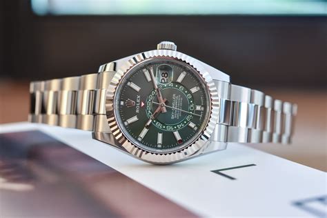 new rolex sky dweller green|Rolex Sky-Dweller price range.